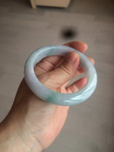 Load image into Gallery viewer, 55mm Certified type A 100% Natural green/white/purple Jadeite jade bangle BG32-0318
