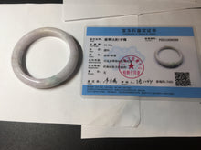 Load image into Gallery viewer, 57.5mm Certified Type A 100% Natural sunny green/white/purple Jadeite Jade bangle BL5-0369