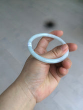 Load image into Gallery viewer, 57.2mm type A 100% Natural green/white round cut jadeite jade bangle AR97-2795