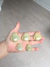 Load image into Gallery viewer, 100% Natural type A yellow green happy buddha jadeite Jade pendant AX159