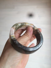 Load image into Gallery viewer, 55.2mm 100% natural pink/yellow/dark red/black time series(时光系列) Square style rose stone (Rhodonite)square bangle XY85