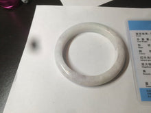 Load image into Gallery viewer, 53.2mm certified 100% natural Type A light green/purple jadeite jade bangle AT91-5348
