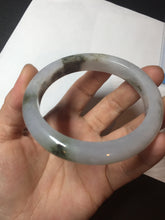 Load image into Gallery viewer, 57.8mm Certified Type A 100% Natural icy watery white purple black brown Jadeite Jade bangle BL75-7038