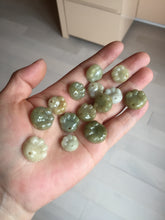 Load image into Gallery viewer, 100% Natural type A green brown doggy paw Jadeite Jade pendant AX154