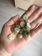 Load image into Gallery viewer, 100% Natural type A green brown doggy paw Jadeite Jade pendant AX154