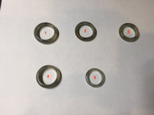 Load image into Gallery viewer, 100% natural type A ice watery black/brow/gray (Wu ji, 冰乌鸡) Chinese ink painting(水墨) jadeite jade band ring AT109