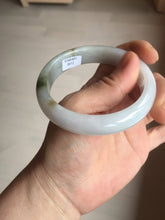 Load image into Gallery viewer, 57.7mm Certified 100% natural Type A dark green white gray purple brown jadeite jade bangle AD119-3012