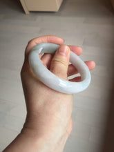 Load image into Gallery viewer, 57.7mm Certified 100% natural Type A dark green white gray purple brown jadeite jade bangle AD119-3012