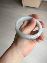 Load image into Gallery viewer, 57.7mm Certified 100% natural Type A dark green white gray purple brown jadeite jade bangle AD119-3012