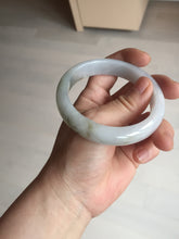 Load image into Gallery viewer, 57.7mm Certified 100% natural Type A dark green white gray purple brown jadeite jade bangle AD119-3012