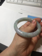 Load image into Gallery viewer, 55.5mm certified 100% natural Type A green purple red round cut jadeite jade bangle AA96-9152