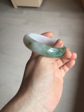 Load image into Gallery viewer, 54.2mm Certified type A 100% Natural dark green brown white purple Jadeite bangle AD120-3001