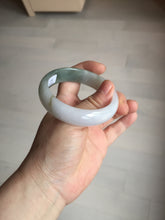 Load image into Gallery viewer, 54.2mm Certified type A 100% Natural dark green brown white purple Jadeite bangle AD120-3001