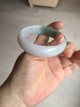 Load image into Gallery viewer, 54.2mm Certified type A 100% Natural dark green brown white purple Jadeite bangle AD120-3001