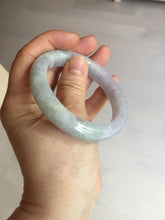 Load image into Gallery viewer, 54mm Certified Type A 100% Natural light green purple Jadeite Jade bangle PC98-9150