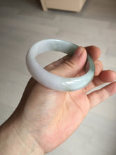 Load image into Gallery viewer, 54.2mm Certified type A 100% Natural dark green brown white purple Jadeite bangle AD120-3001