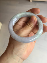 Load image into Gallery viewer, 54mm Certified Type A 100% Natural light green purple Jadeite Jade bangle PC98-9150
