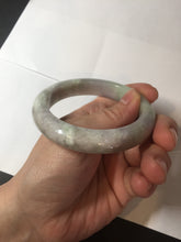 Load image into Gallery viewer, 56.7mm 100% natural type A green/white/purple jadeite jade bangle BM47-8037(certificate is lost)
