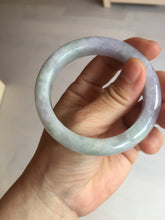 Load image into Gallery viewer, 54mm Certified Type A 100% Natural light green purple Jadeite Jade bangle PC98-9150