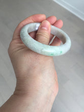 Load image into Gallery viewer, 51.5mm 100% natural type A green/white/purple jadeite jade bangle BM48-8044