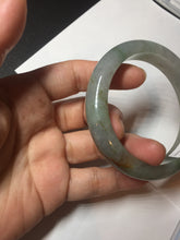 Load image into Gallery viewer, 56.2mm certified Type A 100% Natural green/red/gray/purple (FU LU SHOU) Jadeite Jade bangle BL78-8659