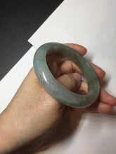Load image into Gallery viewer, 56.2mm certified Type A 100% Natural green/red/gray/purple (FU LU SHOU) Jadeite Jade bangle BL78-8659