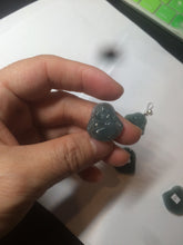 Load image into Gallery viewer, 100% Natural blue gray green  Guatemala jadeite Jade  happy buddha pendant group BH58