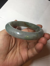 Load image into Gallery viewer, 56.2mm certified Type A 100% Natural green/red/gray/purple (FU LU SHOU) Jadeite Jade bangle BL78-8659