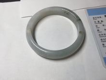 Load image into Gallery viewer, 59.5mm Certified Type A 100% Natural icy watery light green blue Jadeite Jade bangle BN68-2596