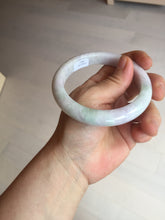 Load image into Gallery viewer, 60mm certified Type A 100% Natural light green red purple (Fu Lu Shou) Jadeite Jade bangle PC96-8467