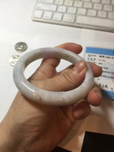 Load image into Gallery viewer, 60mm certified Type A 100% Natural light green red purple (Fu Lu Shou) Jadeite Jade bangle PC96-8467