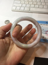 Load image into Gallery viewer, 60mm certified Type A 100% Natural light green red purple (Fu Lu Shou) Jadeite Jade bangle PC96-8467