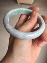 Load image into Gallery viewer, 59mm Certified Type A 100% Natural sunny green purple Jadeite Jade bangle BP39-1184