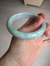 Load image into Gallery viewer, 59mm Certified Type A 100% Natural sunny green purple Jadeite Jade bangle BP39-1184