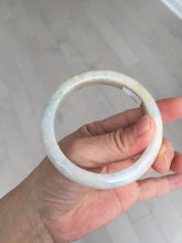 Load image into Gallery viewer, 57.5mm Certified Type A 100% Natural white/yellow/brown (golden sand) Jadeite Jade bangle BM52-7050