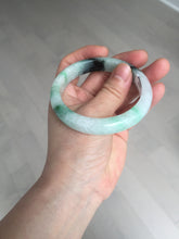 Load image into Gallery viewer, 56.9mm 100% natural Type A sunny green white purple jadeite jade bangle BN6-8241