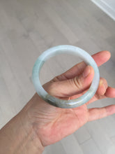 Load image into Gallery viewer, 57.5mm Certified Type A 100% Natural white/light purple/brown Jadeite Jade bangle BM51-7048