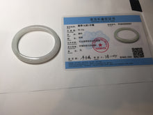 Load image into Gallery viewer, 49mm certified 100% natural Type A icy watery sunny green white yellow jadeite jade bangle BN70-9367