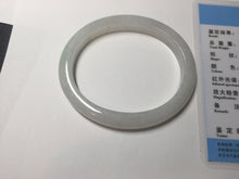 Load image into Gallery viewer, 49mm certified 100% natural Type A icy watery sunny green white yellow jadeite jade bangle BN70-9367