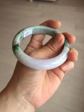 Load image into Gallery viewer, 56mm certified 100% natural Type A light green brown purple jadeite jade bangle AA31-4076