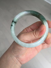 Load image into Gallery viewer, 57mm 100% natural Type A sunny green white purple jadeite jade bangle BN5-8234