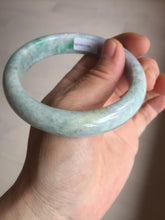 Load image into Gallery viewer, 59mm Certified Type A 100% Natural sunny green purple Jadeite Jade bangle BP38-1181