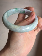 Load image into Gallery viewer, 59mm Certified Type A 100% Natural sunny green purple Jadeite Jade bangle BP38-1181