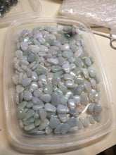 Load image into Gallery viewer, 100% Natural light green/white/purple Jadeite Jade money bag bead pendant BF86 Add-on item!