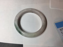 Load image into Gallery viewer, 56.9mm Certified Type A 100% Natural dark green/white/purple Jadeite Jade bangle BL82-4053