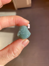 Load image into Gallery viewer, 100% Natural blue gray green  Guatemala jadeite Jade  happy buddha pendant group BH58