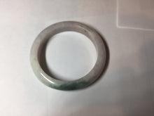 Load image into Gallery viewer, 56.9mm Certified Type A 100% Natural dark green/white/purple Jadeite Jade bangle BL82-4053