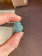 Load image into Gallery viewer, 100% Natural blue gray green  Guatemala jadeite Jade  happy buddha pendant group BH58