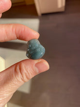 Load image into Gallery viewer, 100% Natural blue gray green  Guatemala jadeite Jade  happy buddha pendant group BH58