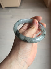 Load image into Gallery viewer, 56.9mm 100% natural Type A dark green Chinese painting (水墨) jadeite jade bangle AH94-4484